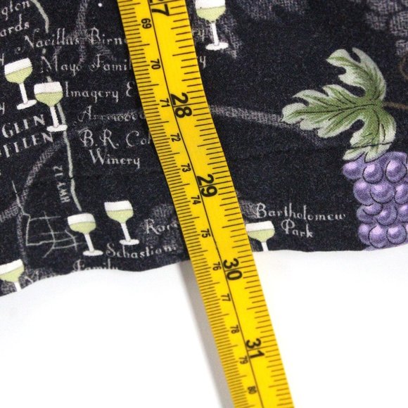 David Carey Shirt Mens Black Button Down Abstract Winery All Over Print Collared - Picture 9 of 9